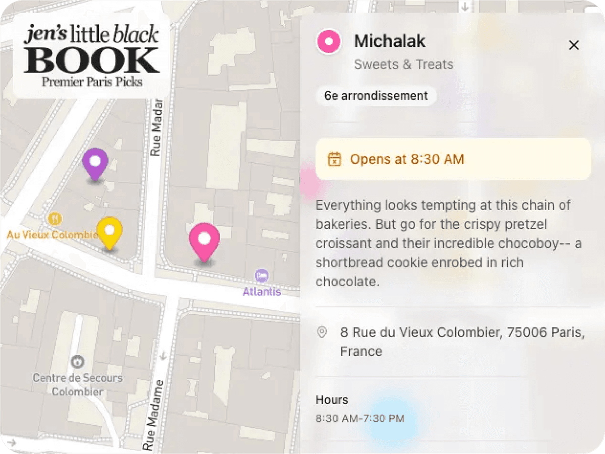 Interactive Paris Map