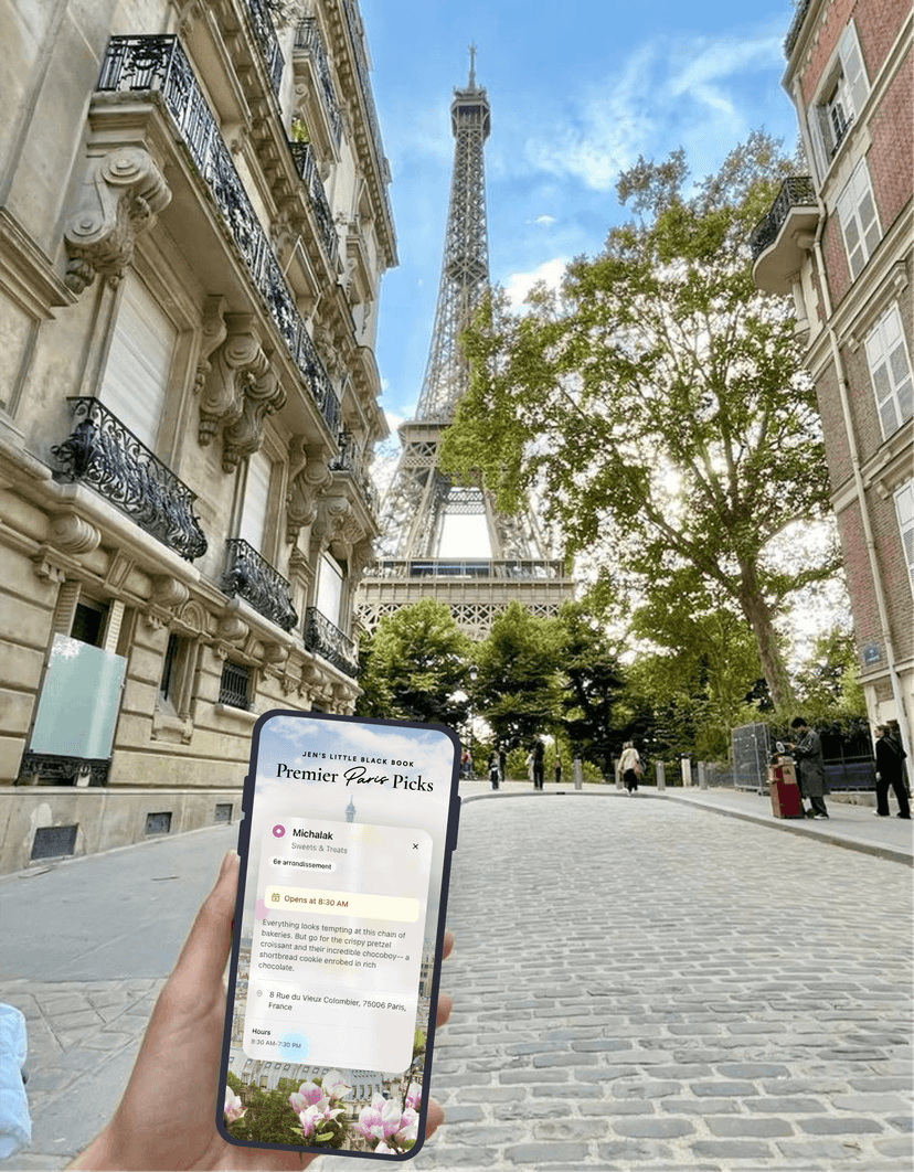 Using the app in Paris